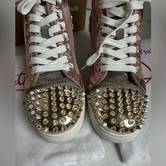 Authentic Christian louboutin sneaker 36 1/2 US6.5 - Picture 3 of 10